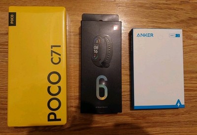 NEU BUNDLE Xiaomi POCO C71 Blue 4+128GB 6,88''+ Anker Powerbank+ Mi SMART BAND 6
