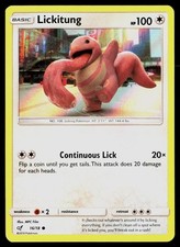 Lickitung 16/18 Holo Detective Pikachu Pokemon LP