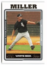 2005 Topps Updates & Highlights #UH228 Brian Miller Rookie Chicago White Sox RC