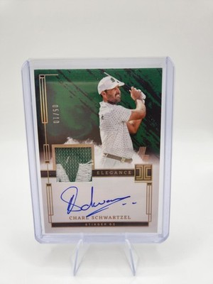 Charl Schwartzel 2024-25 Impeccable LIV Golf Patch Auto 5/10
