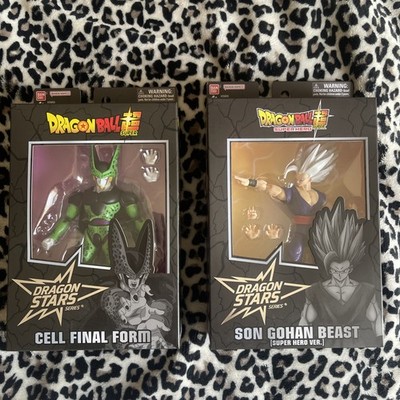 Lot 2 NEW Bandai Dragon Stars Super Cell And Son Gohan Beast Action Figures