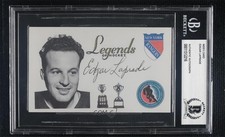 BAS Authenticated Edgar Laprade BGS Authentic Auto HOF ji8