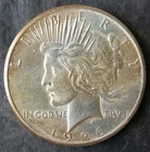 1926 $1 Peace Silver Dollar