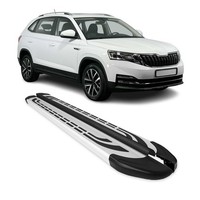 Trittbretter Seitenschweller FüR Skoda Kamiq 2019-2026 Silber Aluminium 2 Tlg