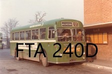 Western National FTA240D Bristol MW ECW Colour Bus Photo 5.5" x 3.5"