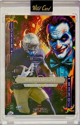 Jeremiyah Love 2025 Wild Card 5 Card Draw National Exclusive