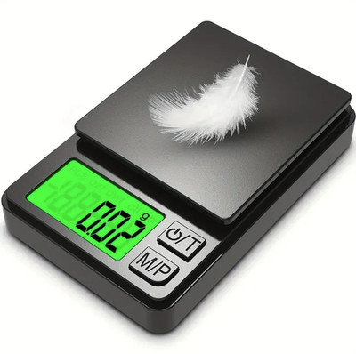 1pc Digital Pocket Scale 1000g 0.1g Mini Gram Jewelry Food Scale - NEW