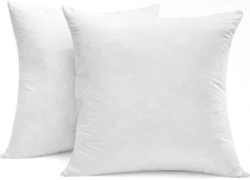 Goose Down Feather Pillow Inserts, Double Layered Down-Proof Design, Ultra-Soft 