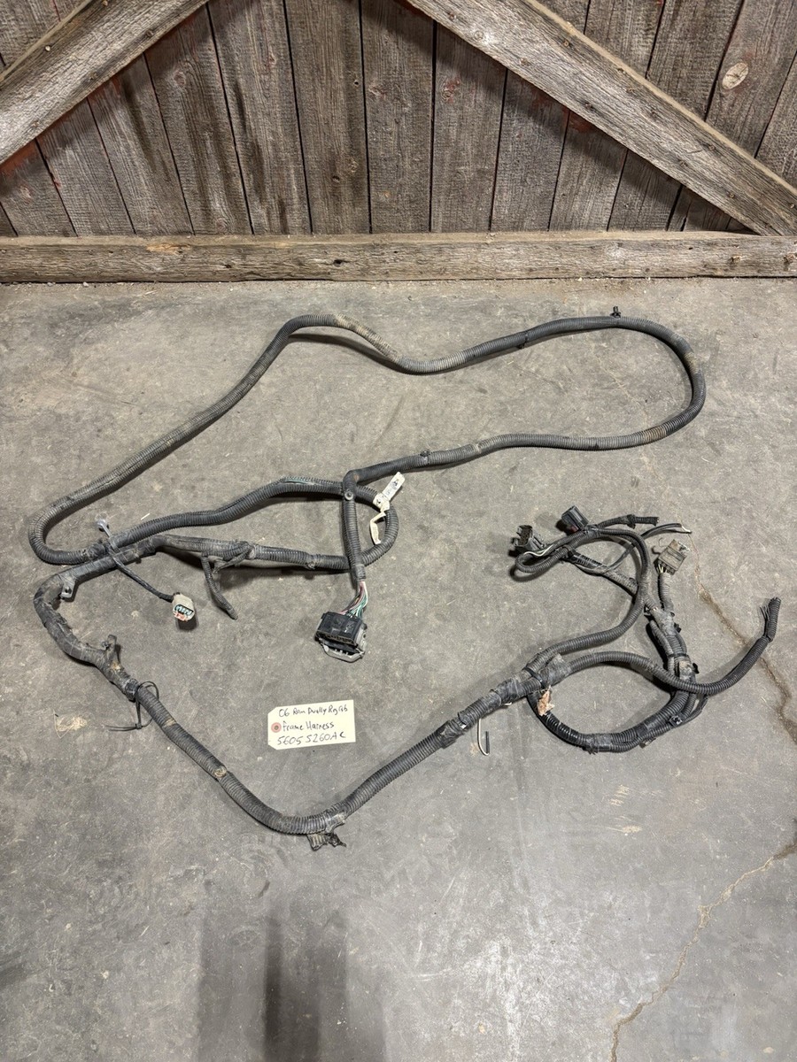 2006 2007 DODGE RAM 3500 REG CAB DUALLY FRAME WIRING HARNESS