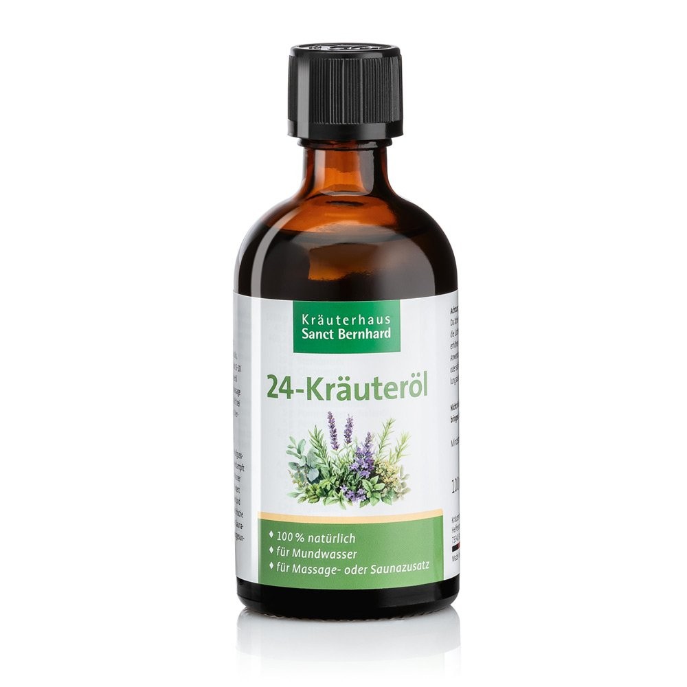 24-Kräuteröl | ätherisches Öl | Massage | Mundwasser | 100ml (140€/L)