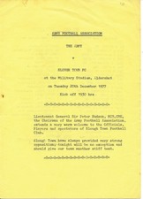 Army FA v Slough Town (Friendly @ Military Stadium, Aldershot) 1977/1978