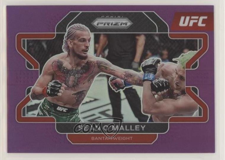 2022 Panini Prizm UFC Purple Prizm 14/149 Sean O'Malley #60 5y5