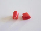 PLAYMOBIL (0863) ARM - pair of red cuffs edge tip vintage 3050 3542 3546