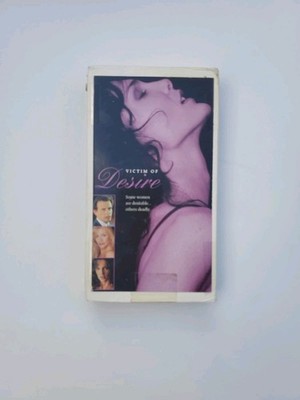 Victim Of Desire VHS Used Erotic Thriller Marc Singer Shannon Tweed Rental Box 