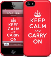 Hard Case GelaSkin- Keep Calm for iPhone 5