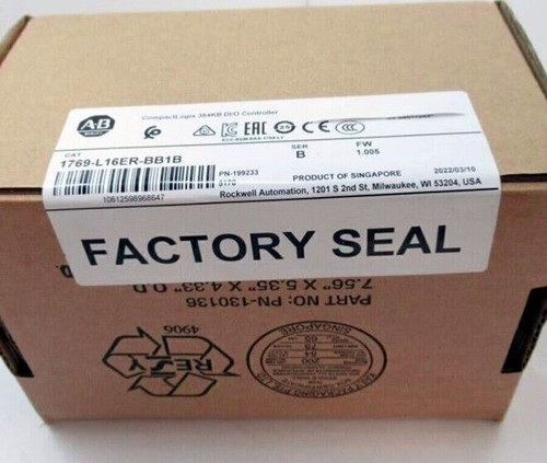 Allen-Bradley 1769-L16ER-BB1B Series B CompactLogix Factory Sealed 5370 L1 - Picture 1 of 3