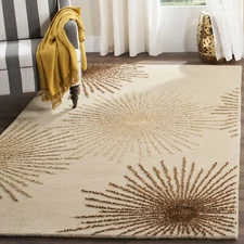 Beige Safavieh Soho Wool Area Rug SOH712A