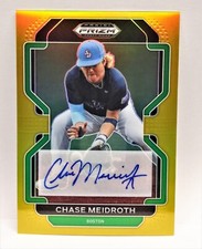 2022 Panini Prizm Draft Picks Autograph Gold Chase Meidroth SSP RC 1/10