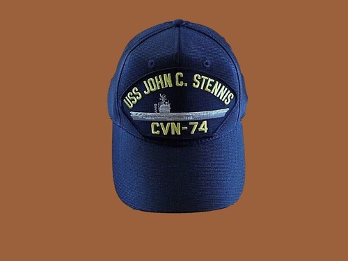 USS JOHN C. STENNIS CVN-74 US NAVY SHIP HAT OFFICIAL U.S MILITARY BALL CAP USA - Picture 5 of 6