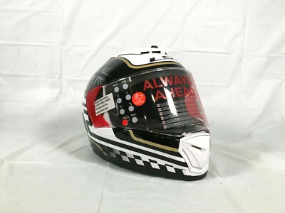 LS2 Breaker Classic Motorcycle Helmet White/Black Size Adult XS Extra Small New