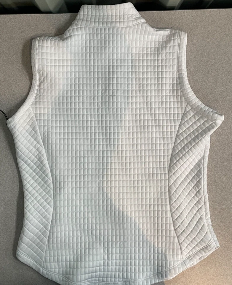 Tail White Label Women's Curved Hem Vest With Pockets Different Size White - Image 2 of 4