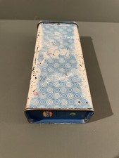 Fossil 54 Brillenbox, Brillen Etui, Tinbox, Blechdose, Pencil Case, Sammlerstück