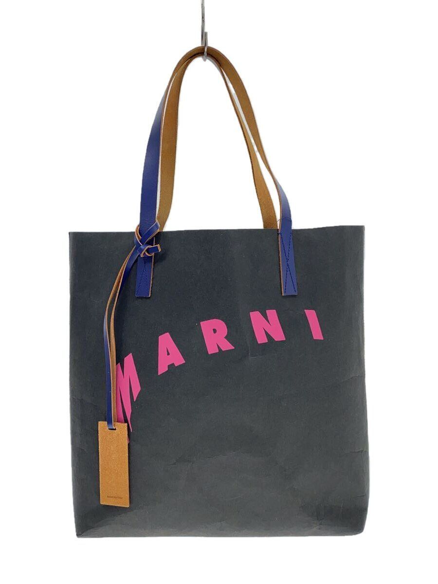 MARNI CELLULOSE PAPER SHOPPING TOTE BAG