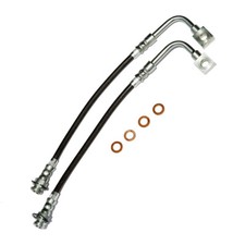 1998-2002 Camaro Firebird F-body Front Stainless Steel Brake Hose Kit - Bla... 1998-2002 Camaro Firebird F-body Front Stainless Steel Brake Hose Kit - Bla...