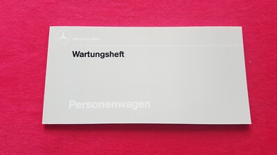 Original Mercedes service booklet/maintenance booklet for W124, W126, W140, W201, R129 new