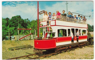 Devon; Seaton Open Top Tram No 2 PPC, von Hamilton Fisher, unbenutzt, um 1970