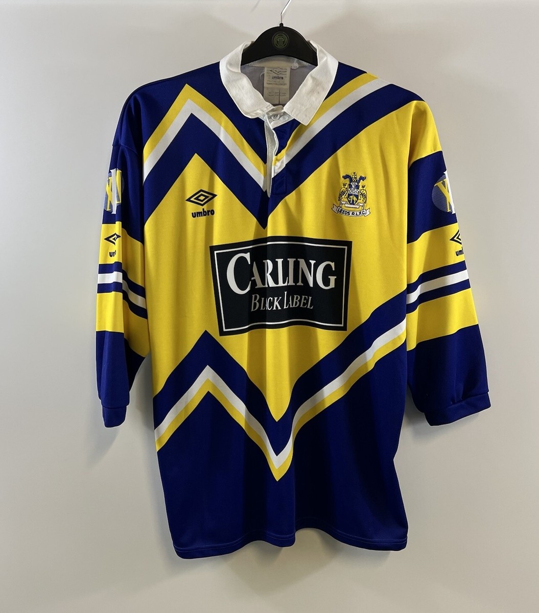 Leeds Rhinos Home Rugby League Shirt 1991/92 Adults Large Umbro