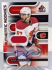 22-23 Nick DeSimone Rookie Auto Jersey SP/149 #214 Calgary Flames SPGU