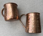 2 Copper Williams Sonoma Mugs 1 Imperial Pint & 1 Smaller Moscow Mule — photo 1