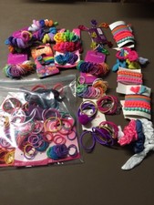 Goody Girls 5+ Mixed Brands-Colors-Styles Lot Of 400 Pcs Hair Elastic New