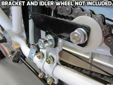 Spring loaded motorized bicycle chain tensioner #1 66cc/49cc (READ description)