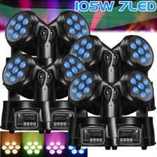 105W RGBW 7LED Moving Head Stage Lighting DJ DMX Beam Bar Disco Club Party Light