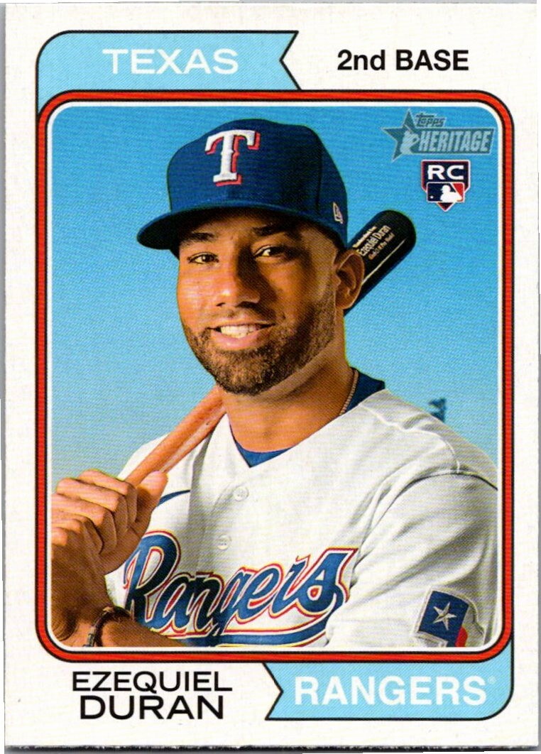 2023 Topps Heritage Baseball #31 EZEQUIEL DURAN RC