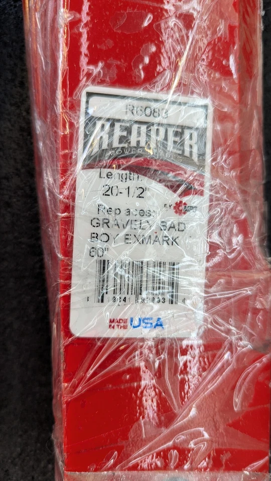 6 Pack Reaper 20.5" Mower Blades - 60" Hustler Bad Boy Gravely R6083 + 16" Blade - Image 2 of 4