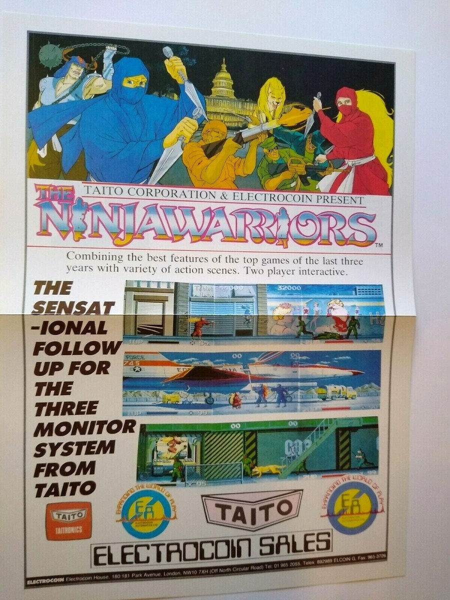 ゲームチラシ/販促用フライヤー THE NINJAWARRIORS ニンジャ