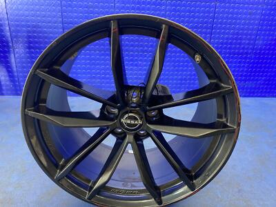 2023 2024 NISSAN Z OEM 19x10 RAYS FORGED WHEEL BLACK *CURB RASH*