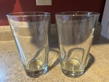 16 Oz Libbey Drink GLASS HEAVY DUTY 5139 MIXING COCKTAIL Lot Of 2