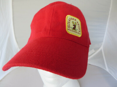 Alexander Keith beer baseball cap hat adjustable flex fit Keiths red amber ale