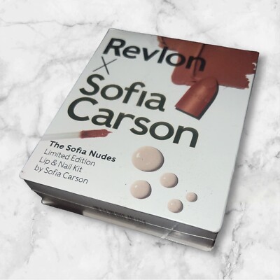 2pk Revlon X Sofia Carson The Sofia Nudes Lip & Nail Kit Limited