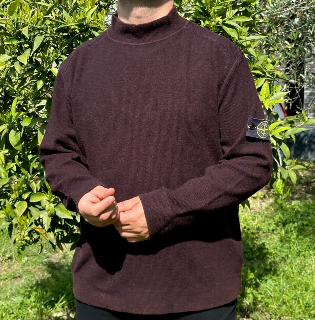 Archive 1997 Stone Island Knit Collection Light Pullover Marina