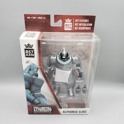 FULL METAL ALCHEMIST ALPHONSE ELRIC 5'' BROTHERHOOD BST AXN ACTION FIGURE NIB Q2