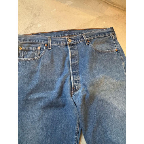 90s Vintage Made in USA Levi's 501 Denim Pants in Indigo, W36 L31