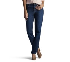 Lee Women's Relaxed Fit Straight Leg Authentic Nordic Mid Rise Jeans Size 16 M
