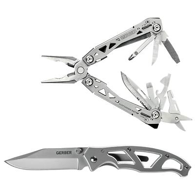 Gerber Gear 2 Piece Multitool and Knife Combo Tool Kit,31-003851