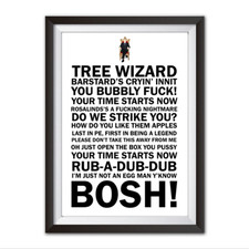 Taskmaster Greg Davies Gift - Famous TV Quotes - A4 Print - Poster - Funny