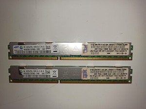 Konvolut RAM Modul Server Samsung 2x4GB PC3-10600R 1333MHz DDR3 240 ECC Registered